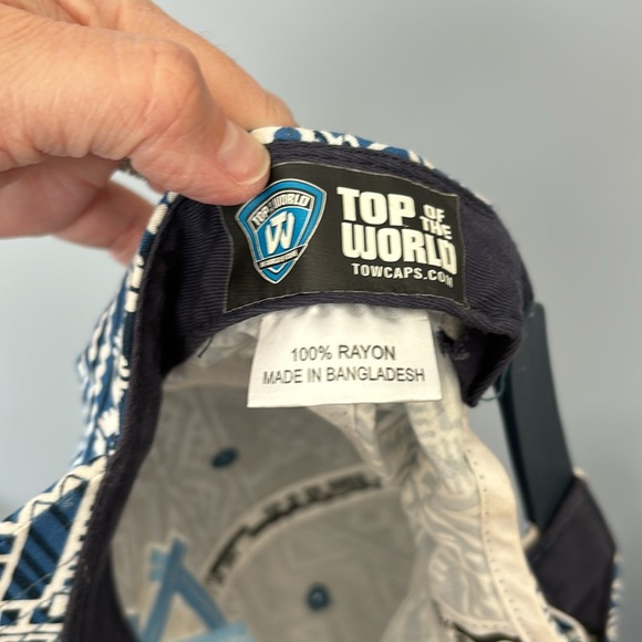 Carolina Tarheels UNC Printed Snap Back Hat One Size - Picture 7 of 10